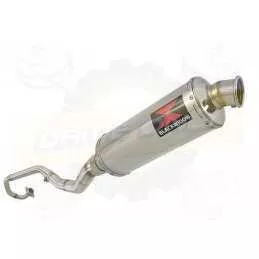 WR 125 R/X 2009/2016 De-cat exhaust system with 300 Round Stainless Steel Silencer