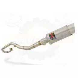 WR 125 R/X 2009/2016 De-cat exhaust system with 200mm Round Stainless Steel Silencer
