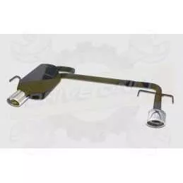 Silencieux sport 120-325/27 pour OPEL Vectra C HB 2002-2008 HATCHBACK 2-0 