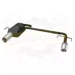 Silencieux sport 120-318/17-1 pour OPEL Vectra C HB & SD  2002-2008 HATCHBAC