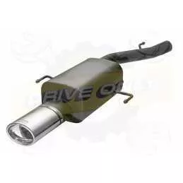 Silencieux sport 120-138/28 pour OPEL Astra G diesel- laczenie na obejme  Schelle Verbindung 1998-2003 COUPE 2-2 DTI)