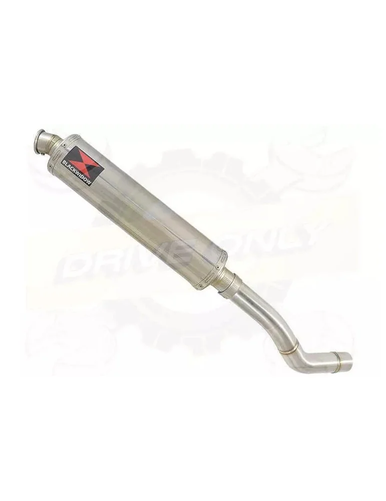 Z 750 Tube de raccord (Link Pipe) et Silencieux rond en Inox 450mm