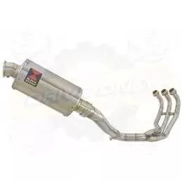 XSR 900 2016 2017 High Level De-cat Exhaust System with 230mm Oval Stainless Steel Silencer