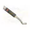 Z800 ZR800A Z800E 13 14 15 16 Tube de raccord et Silencieux GP Rond En Carbone 360mm