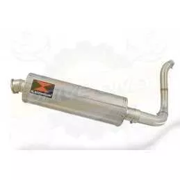 KTM 125 Duke 2011-2016 Silencieux Kit / Silencieux Ovale en Inox 400mm 