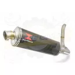 KTM 125 Duke 2011-2016 Silencieux Kit / Silencieux Ovale en Carbone 400mm 