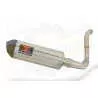 KTM 125 Duke 2011-2016 Silencieux Kit / Silencieux Ovale en Inox + Canule en Carbone 300mm 