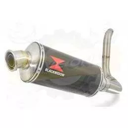 KTM 125 Duke 2011-2016 Silencieux Kit / Silencieux Ovale en Carbone 300mm