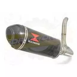 KTM 125 Duke 2011-2016 Silencieux Kit / Silencieux Ovale en Carbone 300mm