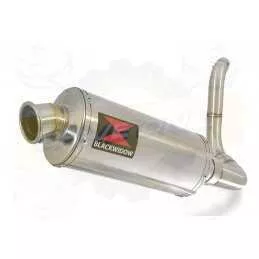 KTM 125 Duke 2011-2016 Silencieux Kit / Silencieux Ovale en Inox 300mm
