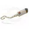 WR 125 R/X 2009/2016 De-cat Exhaust System with 200mm Oval Stainless Steel silencer + Carbon Tip