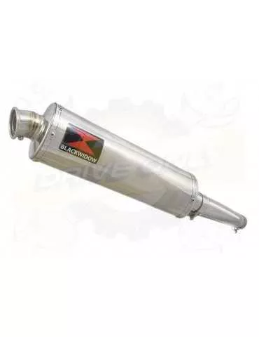 GSXR 600 K8 K9 L0 08 09 10 Tube de raccord & Kit Silencieux Ovale en Inox 400mm