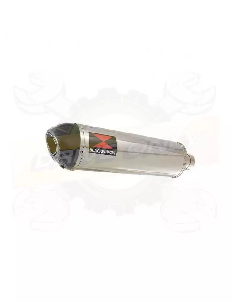 GSXR 600 K8 K9 L0 08 09 10 tube de raccord & Ovale Silencieux En Inox + En Carbone Kit 400mm