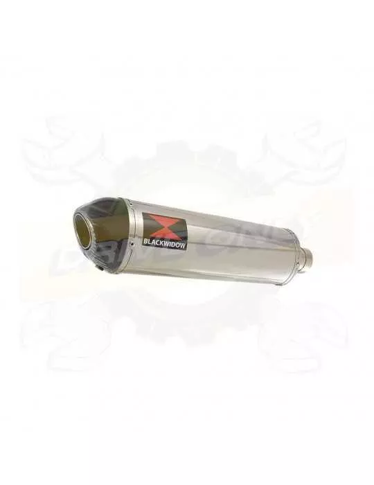 GSXR 600 K8 K9 L0 08 09 10 tube de raccord & Ovale Silencieux En Inox + En Carbone Kit 400mm