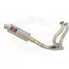 KLE 650 VERSYS 2007-2014 Low Level De Cat Exhaust System + 300mm Round Stainless Steel Silencer