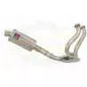 KLE 650 VERSYS 2007-2014 Low Level De Cat Exhaust System + 230mm Oval Stainless Steel Silencer