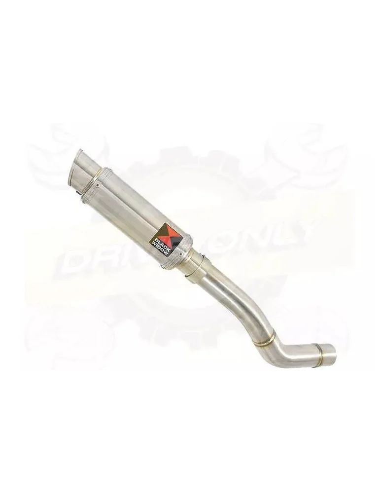 Z800 ZR800A Z800E 13 14 15 16 Tube de raccord et Silencieux Rond GP Style En Inox 230mm
