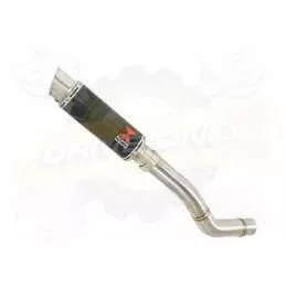 Z800 ZR800A Z800E 13 14 15 16 Tube de raccord et Silencieux GP Rond En Carbone 230mm