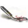 ZZR600 ZZR 600 4-2-1 exhaust silencer conversion kit with 400mm oval stainless steel silencer