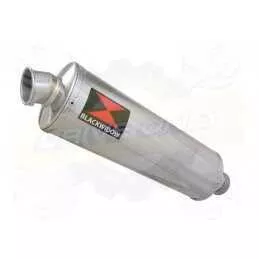 ZZR600 ZZR 600 4-2-1 exhaust silencer conversion kit with 400mm oval stainless steel silencer