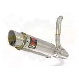 KTM 125 Duke 2011-2016 Silencieux Kit / Silencieux Rond GP Style en Inox 230mm 