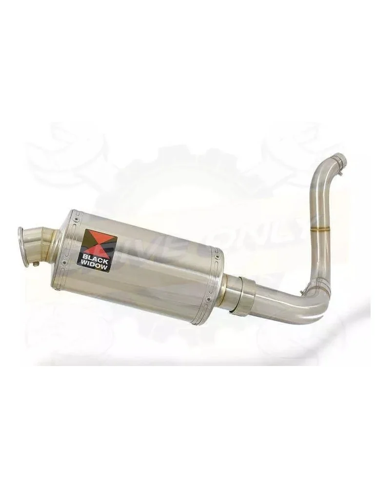 KTM 125 Duke 2011-2016 Silencieux Kit / Silencieux Ovale en Inox 230mm 