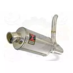 KTM 125 Duke 2011-2016 Silencieux Kit / Silencieux Ovale en Inox 230mm 