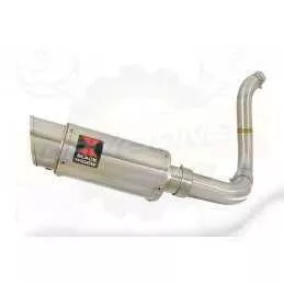 KTM 125 Duke 2011-2016 Silencieux Kit / Silencieux Rond en Inox 200mm 