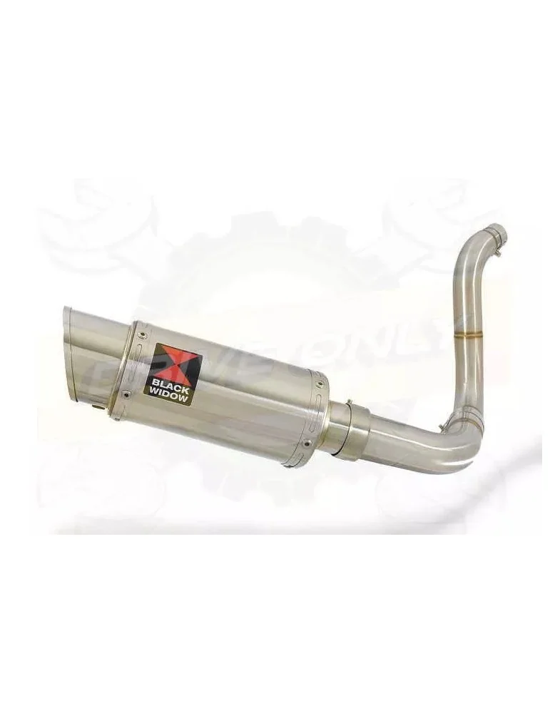 KTM 125 Duke 2011-2016 Silencieux Kit / Silencieux Rond en Inox 200mm 