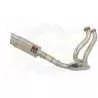 KLE 650 VERSYS 2007-2014 Low Level De Cat Exhaust System + 200mm Round Stainless Steel Silencer
