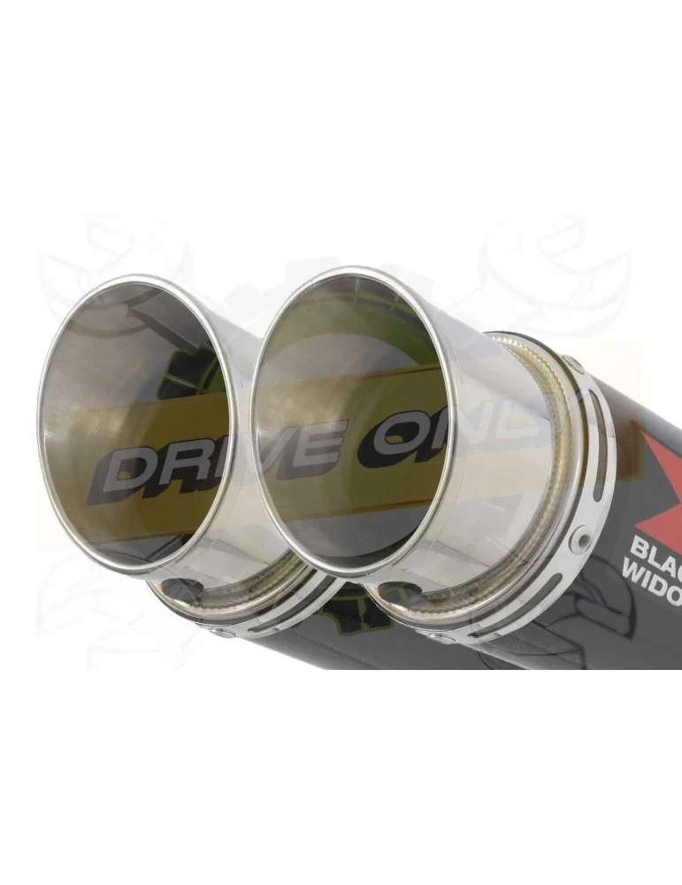 Sl 1000 Falco  1999 - 2005   4-2 Exhaust tube de raccords & Silencieuxs Rond GP Style En Carbone 230mm