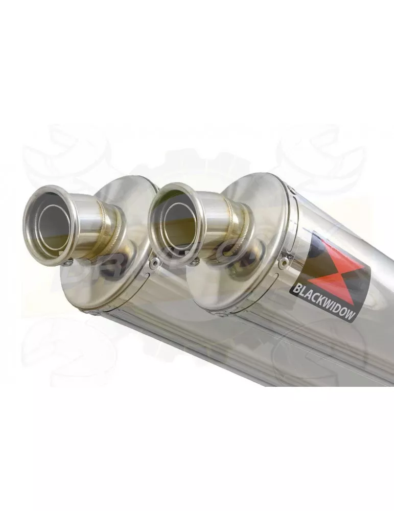 Sl 1000 Falco  1999 - 2005   4-2 Exhaust tube de raccords & Silencieuxs Rond En Inox 300mm