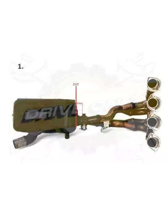 Décatalyseur / Décat sport Dominator :  GSXR 600 / 750 2008 - 2010
