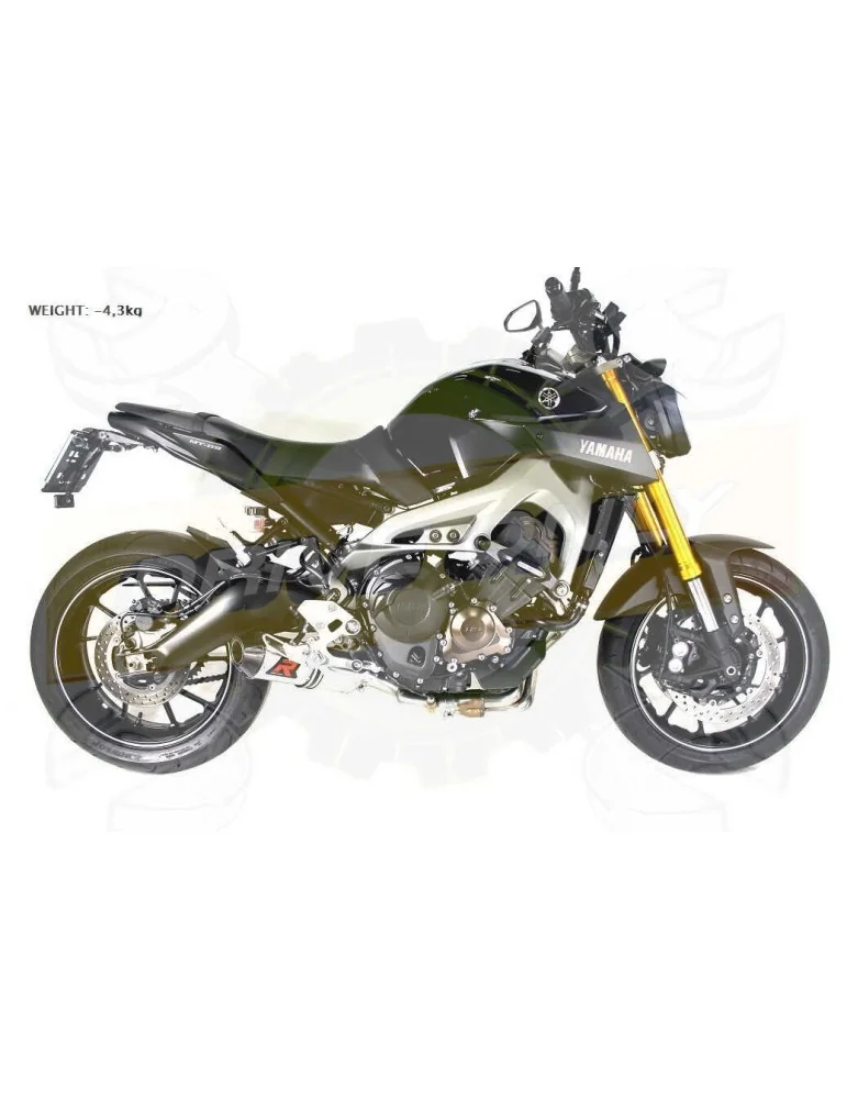 Silencieux + Décatalyseur sport Dominator : MT 09 2009 - 201x