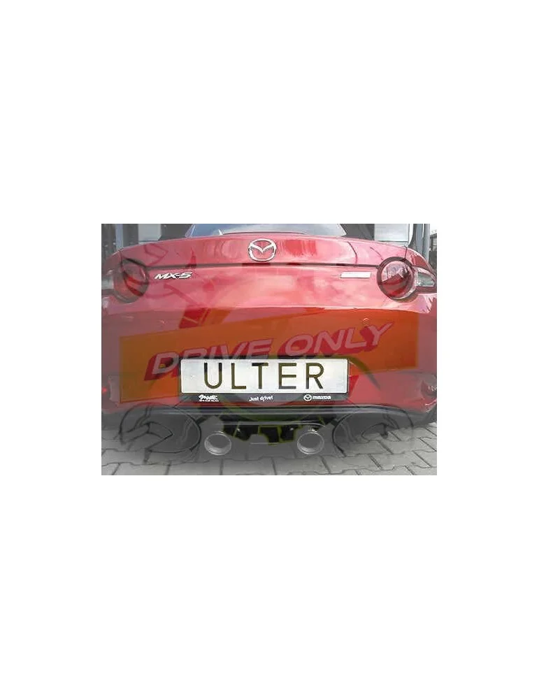 Silencieux Ulter Sport + Diffuseur  116-413/70RS bis MAZDA MX5 Modèle ND 2014 - 201x Coupé & Cabriolet 2.0 Silencieux Ulter Sport + Diffuseur  116-413/70RS bis MAZDA MX5 Modèle ND 2014 - 201x Coupé & Cabriolet 2.0