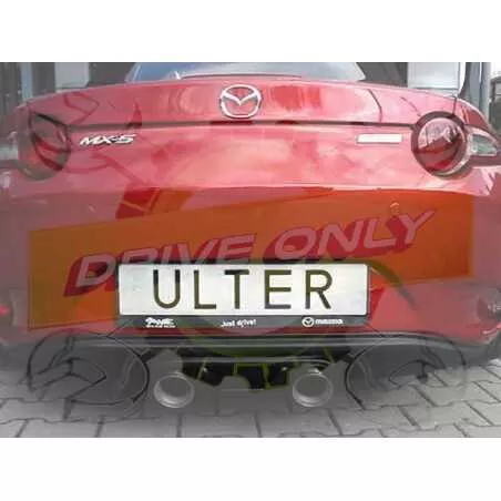 Silencieux Ulter Sport + Diffuseur  116-413/70RS bis MAZDA MX5 Modèle ND 2014 - 201x Coupé & Cabriolet 2.0