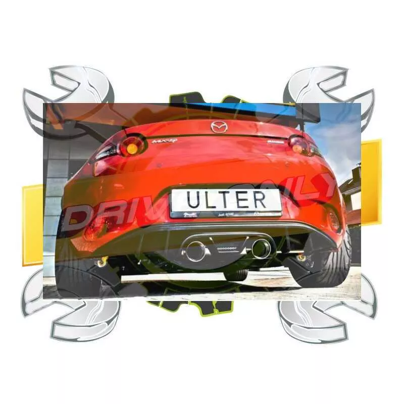 Silencieux Ulter Sport + Diffuseur  116-413/70RS bis MAZDA MX5 Modèle ND 2014 - 201x Coupé & Cabriolet 2.0