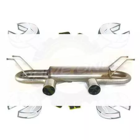 Silencieux Inox Ulter Sport + Diffuseur  d116-318/91 P bis  MAZDA MX5 Modèle ND 2014 - 201x Coupé & Cabriolet 2.0