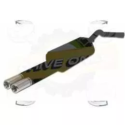 Silencieux Ulter Sport 101-204/07-2 AUDI A4 Modèle B5 V6 1997-2001 Break 2-5 TDi V6