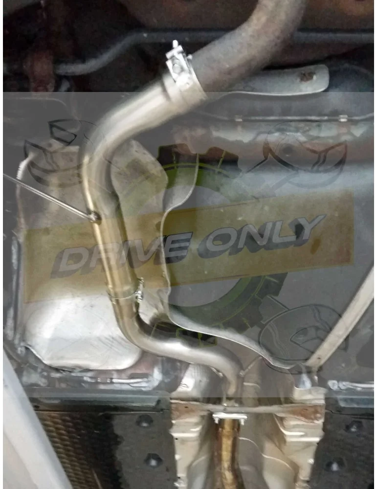 Intermédiaire Sport inox / Suppresseur Silencieux Intermédaire  DriveOnly Audi S3 8P 2004 - 2012