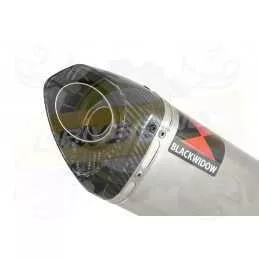 VFR800F VFR 800 2014-2017 (RC79) Exhaust tube de raccord et Tri Ovale steel Silencieux + carbon tip 250mm