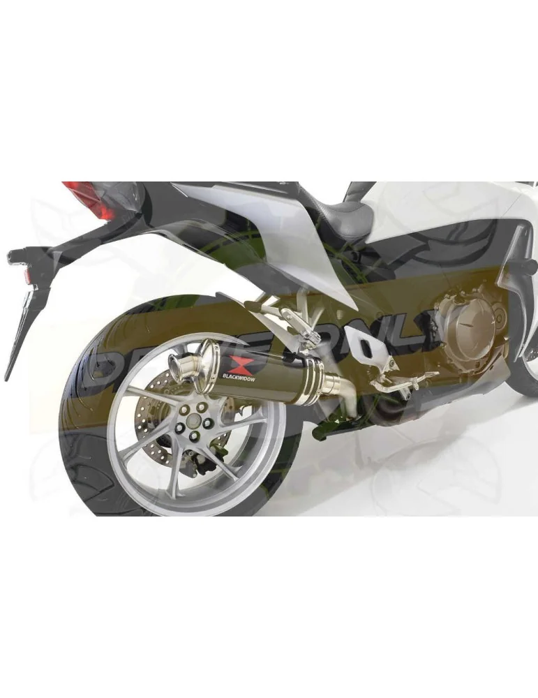 VFR1200F / VFR 1200 2010-2016  Exhaust tube de raccord et Ovale En Carbone Silencieux 300mm