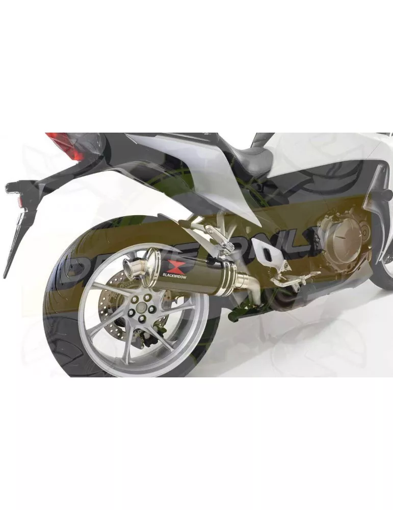 VFR1200F / VFR 1200 2010-2016  Exhaust tube de raccord et Ovale En Carbone Silencieux 300mm