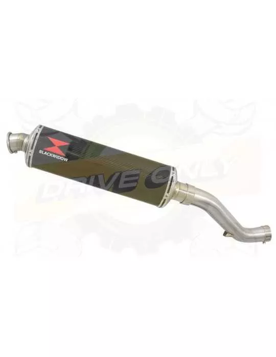 VFR1200F / VFR 1200 2010-2016  Exhaust tube de raccord et Ovale En Carbone Silencieux 400mm