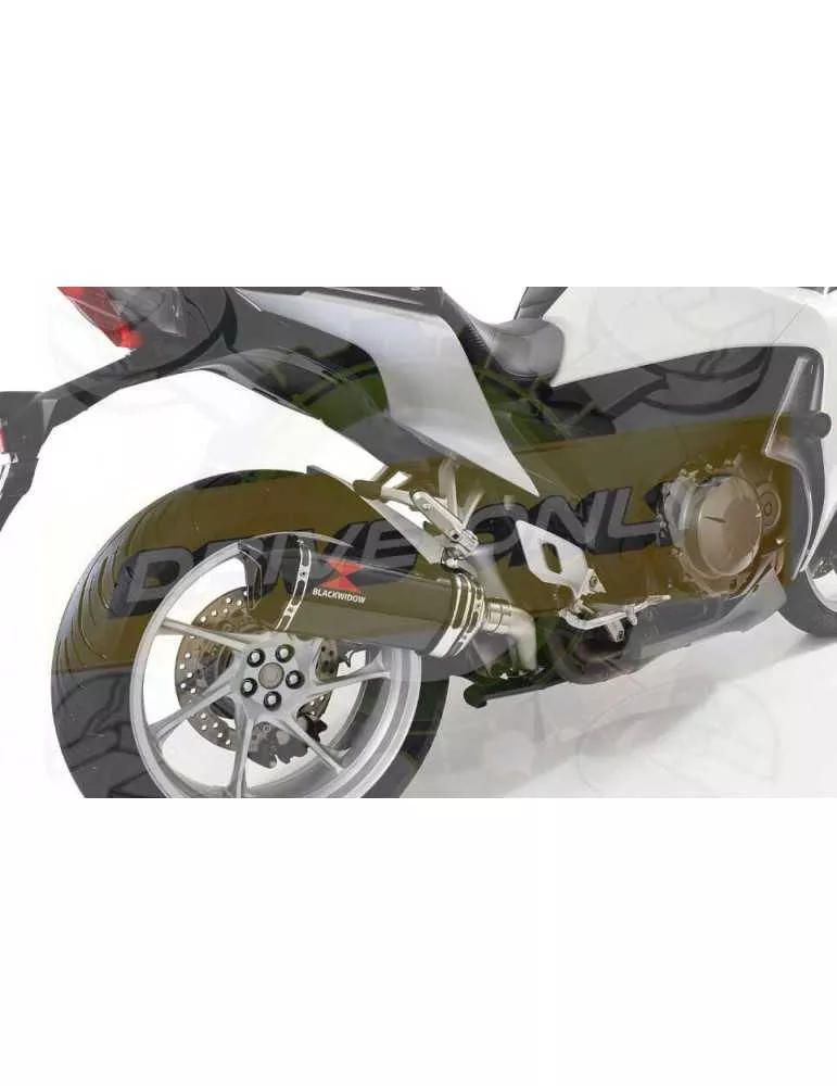 VFR1200F / VFR 1200 2010-2016  Exhaust tube de raccord et Hexagonale En Carbone Silencieux + Carbon Tip 300mm