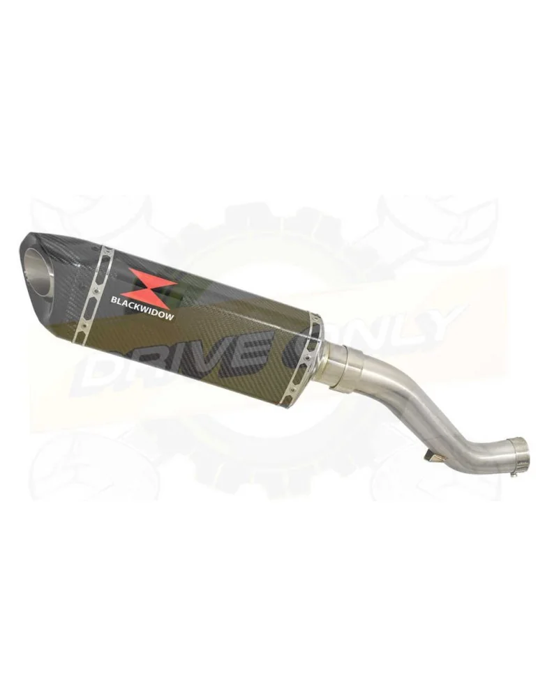 VFR1200F / VFR 1200 2010-2016  Exhaust tube de raccord et Tri Ovale En Carbone Silencieux 250mm