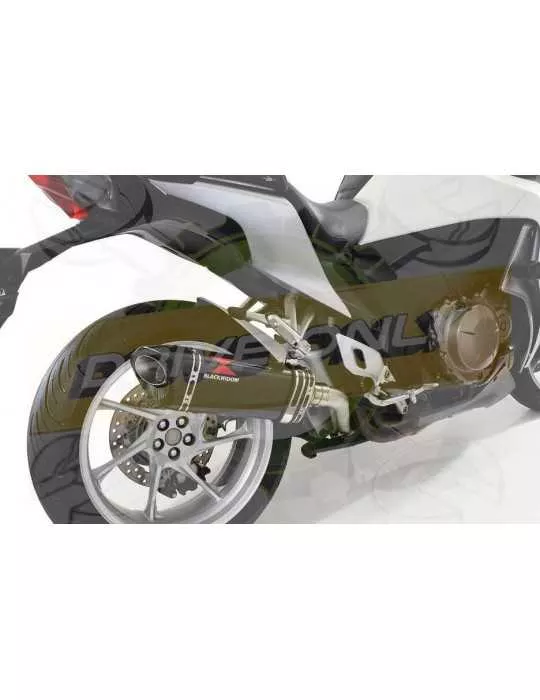 VFR1200F / VFR 1200 2010-2016  Exhaust tube de raccord et Tri Ovale En Carbone Silencieux 250mm