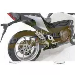 VFR1200F / VFR 1200 2010-2016  Exhaust tube de raccord et Silencieux GP Rond En Carbone 230mm