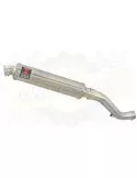VFR1200F / VFR 1200 2010-2016  Tube de raccord et Silencieux Rond Inox 350mm