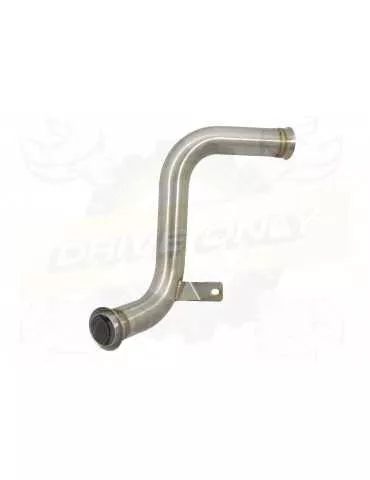 KTM 125 Duke 2011-2016 Exhaust Silencer Kit with 300mm Oval Black Painted Stainless Steel Silencer + Carbon Fibre Tip